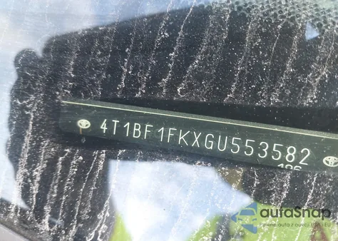 2016 Toyota Camry Se from USA, damaged, VIN 4T1BF1FKXGU553582